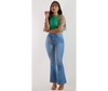 Light blue Semi-Stretch Colombian Flared Jeans