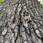 "The Magnolias" Pink Quartz Earrings