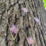 "The Magnolias" Pink Quartz Earrings