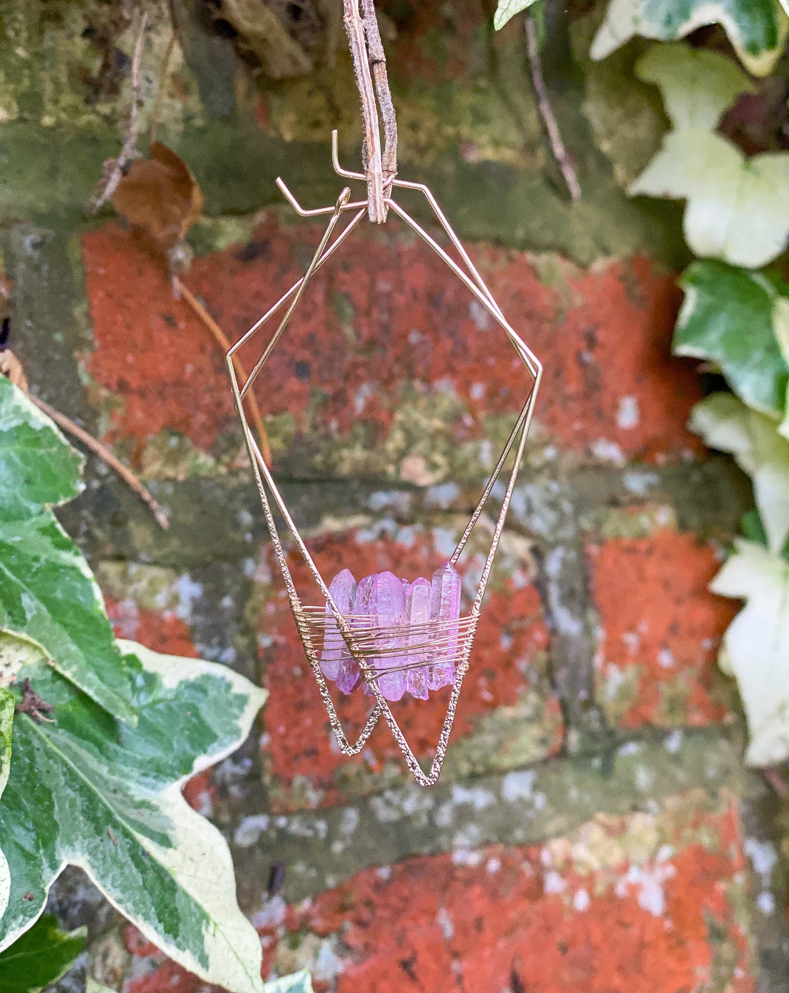 "The Royal Empresses" Lavender Quartz Earrings