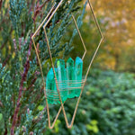 "The Evergreens" Emerald Green Quartz Earrings