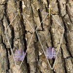 "The Royal Empresses" Lavender Quartz Earrings