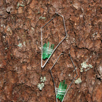 "The Evergreens" Emerald Green Quartz Earrings